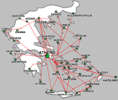 Greece Flights- Olympic Airlines offers Low cost flights to Athens Greece and The Greek Islands